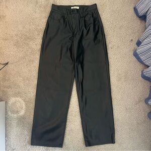 Madewell Faux Leather Pants